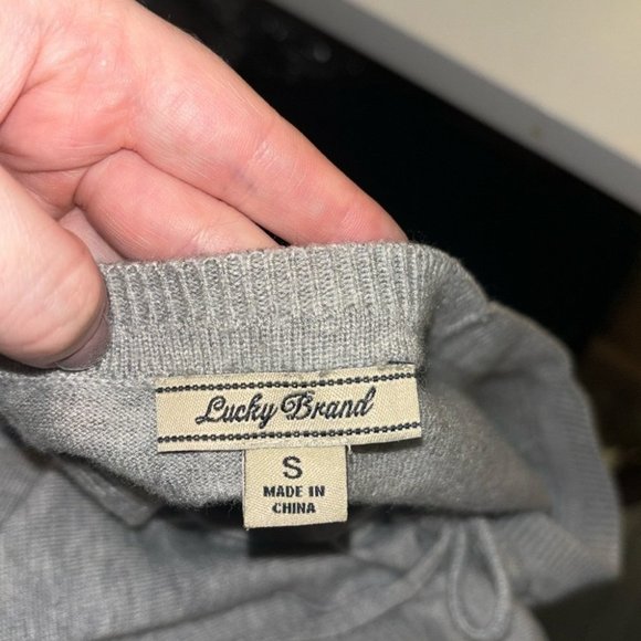 Lucky Brand Gray Lightweight Women’s Long sleeve - Picture 4 of 5